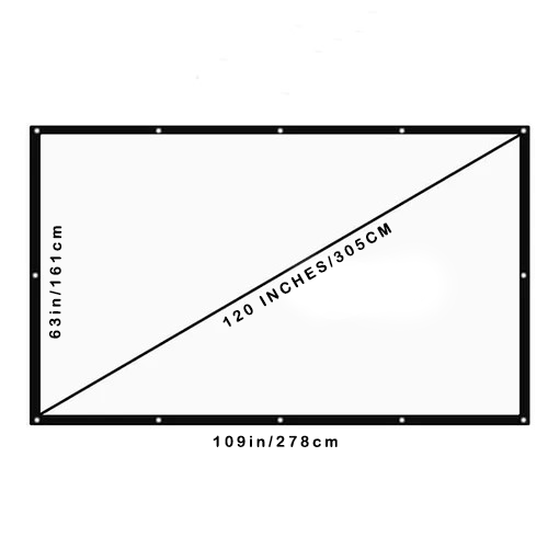 Schermo per proiettore 100/120 pollici