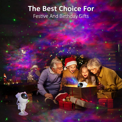 Star Projector Galaxy Night Light - Astronaut Space Projector